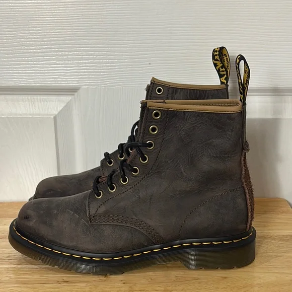 Doc Martens Men 12 46 Distressed Leather 90 Grunge Dr Martens Boots Vintage 90 main image 3